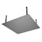 Alfi Brand Matte Black Stainless Steel 24" Square Ultra-Thin Rain Shower Head RAIN24S-BM - alternate 2